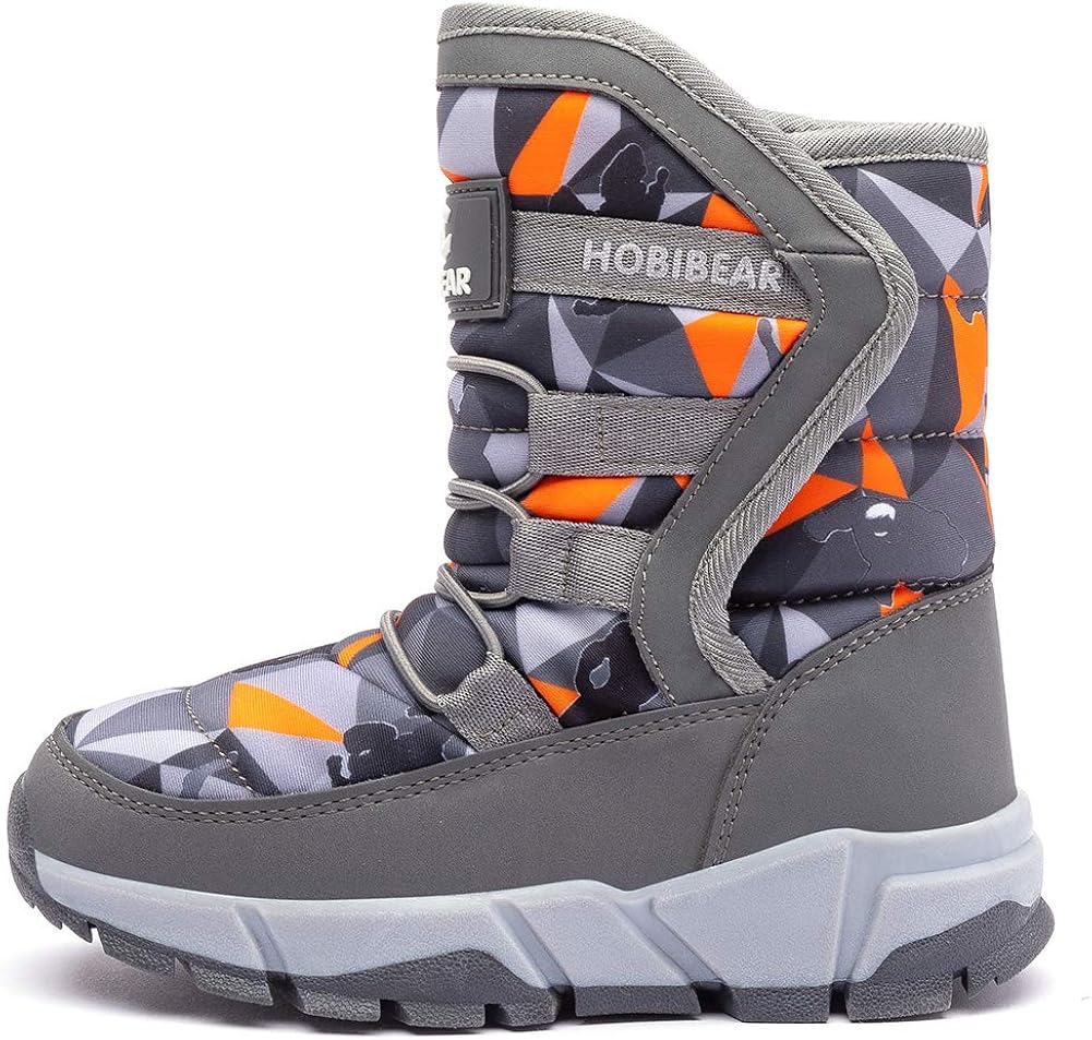  | GUBARUN Boys Snow Boots Winter Waterproof Slip Resistant Cold Weather Shoes (Toddler/Little Kid/Big Kid) | Snow Boots