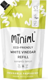 Miniml Eco White Vinegar Cleaning Lemon 1L Refill Multi-Surface