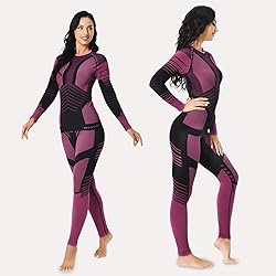 MEETWEE Thermal Underwear for Women, Long Johns Ski