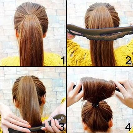 Amazon Com Shells 2pack Cloth Magic Clip French Twist Hairstyle