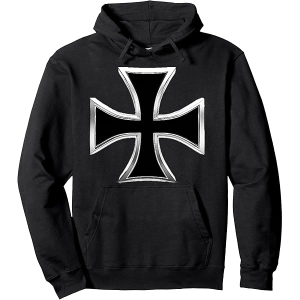 Amazon.com: German Iron Cross Pullover Hoodie : Clothing, Shoes