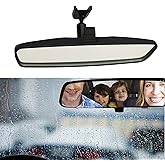 10.5" Rear view mirror, Interior rearview mirror Kit Compatible With Toyota Corolla, RAV4, Ford Focus, Jeep Wrangler, CJ, Nissan Rogue, Murano, Kicks, Sentra, Altima, Armada SUV, Car