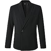 Beninos Mens Sport Coat Casual Blazer Peak Lapel Business Suit Jacket