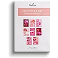DaySpring - Valentine's Day Assortment - Hearts with Love - 8 Design Assortment with Scripture - 24 Boxed Valentine Cards & Envelopes (J7583)