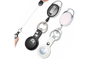 2 Pack Princess Cruise Medallion Holder Accessories, Retractable Keychain Badge Reel with Key Ring for Carnival Ocean Medalli