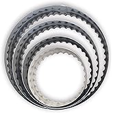 Nordic Ware Biscuit Round Cutters, 4-Piece, Stainless Steel