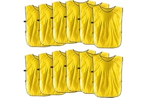 MECCANIXITY Training Vest Soccer Sports Team Practice Jersey for Youth Teen Basketball Football