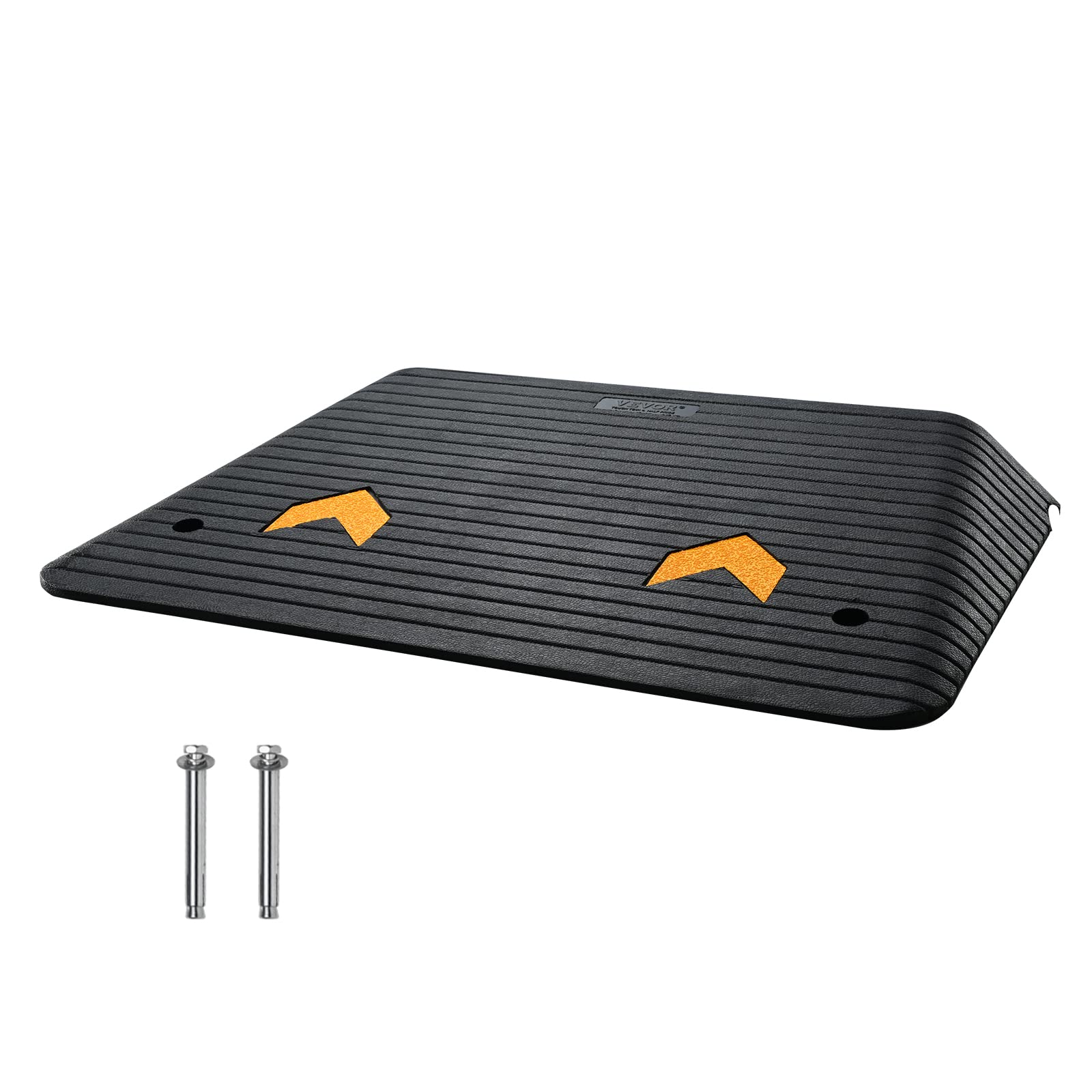 thumbnail image 2 of Solid Rubber Threshold Ramp 4' High - Wheelchair & Scooter Access Ramp For Doorways & Steps 2 of 3