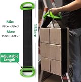 MAIYADUO 2 Pack Adjustable Lifting Straps 600 Lbs Moving Furniture view 4