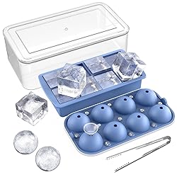 Large Ice Cube Tray for Whiskey: Ice Ball Maker for