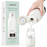 Portable Bottle Warmer for Travel, Heats for Breastmilk & Formula & Water | Precise Temp Control 2X Faster Heating 17 OZ Milk