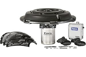 Kasco 1 HP J Series Decorative Fountain - 120V with 50 Ft Electric Power Cord | Pond and Lake Fountain | Efficient Pond Aerator Outdoor Fountain Black
