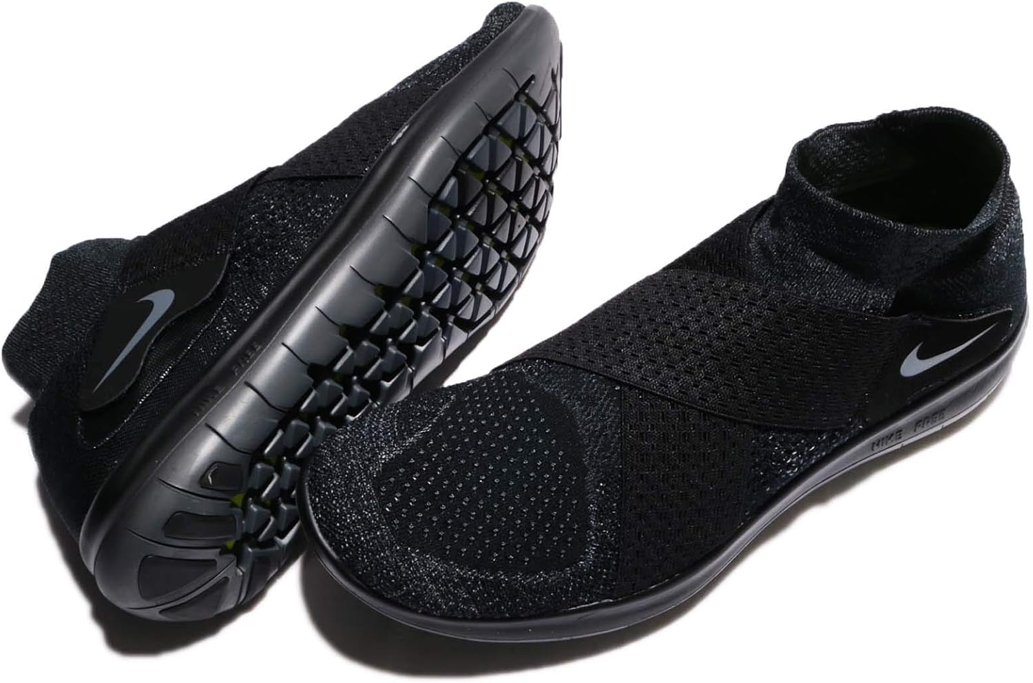 Amazon Com Nike Men S Free Rn Motion Flyknit 2017 Running Shoe Black Dark Grey Anthracite Volt 11 5 Basketball