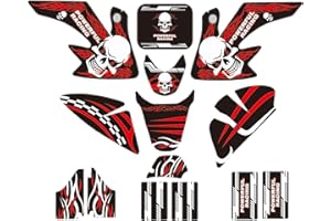 hutulao Graphics Decals Stickers Kit for CRF50 Pit Bike DE59
