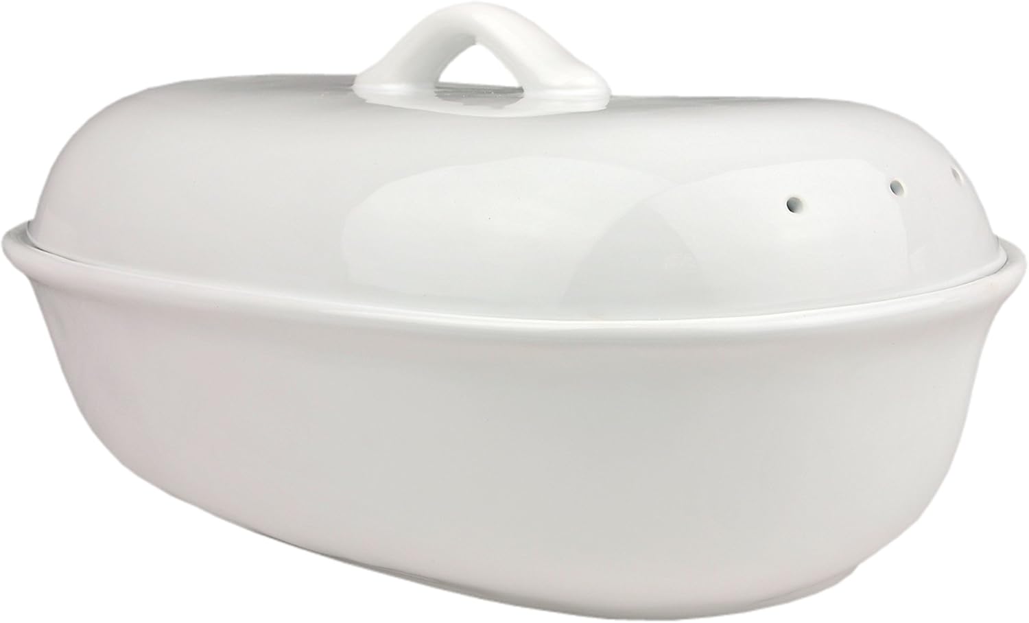 Ceramic Bread Bin with Lid 40x25,5 cm Bread Food And Storage