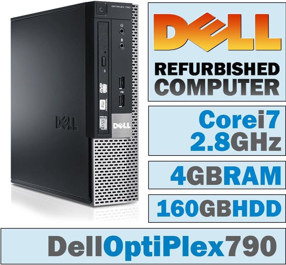 Dell OptiPlex 790 USFF/Core i72600S 2.8 GHz/4GB DDR3