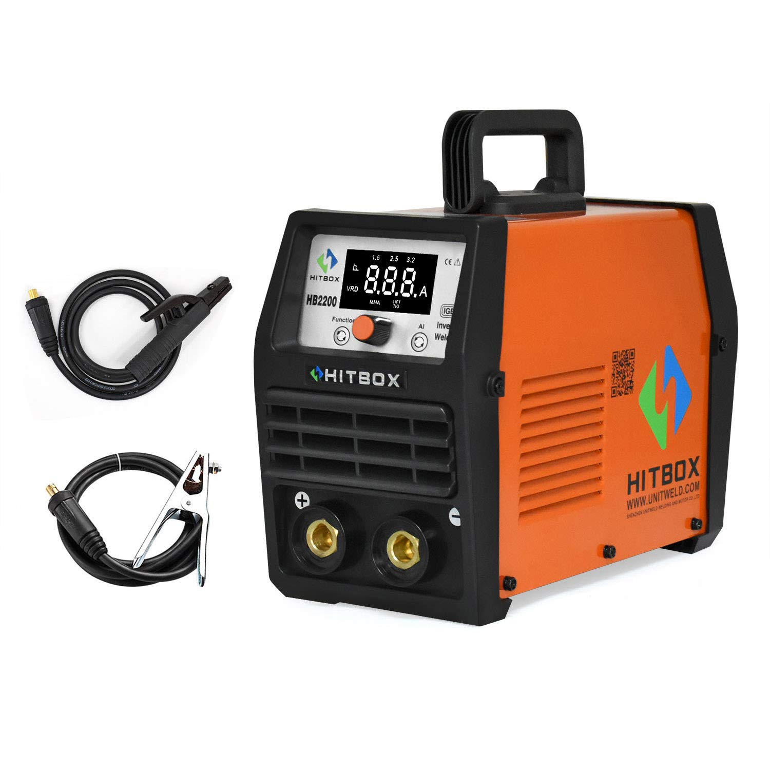 HITBOX ARC200S Portable 110/220V Inverter Welder with IGBT DC Motor New Conditio