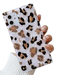 KERZZIL Luxury Sparkle Leopard Pattern Compatible