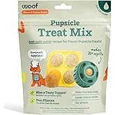 WOOF Dog Pupsicle Mix - Easy-to-Make DIY Pupsicle Refills - Tasty, Healthy Pupsicle Mix - Wholesome Ingredients - Long-Lastin