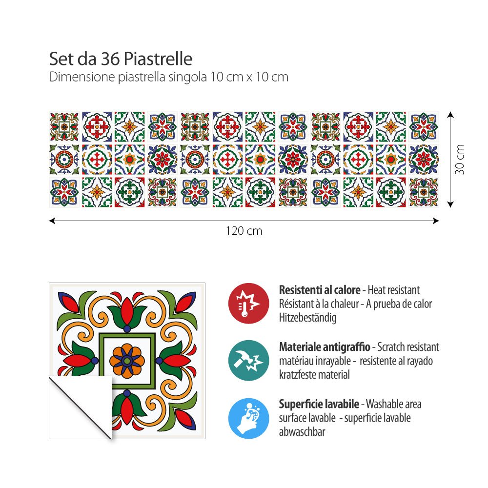 Adesivi Decorativi Per Piastrelle Bagno E Cucina - Sticker Specchio 15x20 Cm Con Design Slot Machine