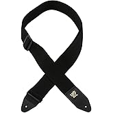 Ernie Ball Black Polypro Guitar Strap