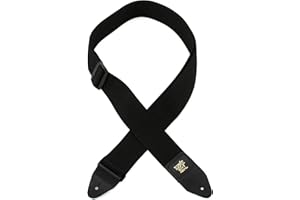 Ernie Ball Polypro Guitar Strap, Black (P04037)