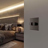British General BG Intelligent Double Wall Dimmer Switch Black Nickel 200W FBN82 view 6