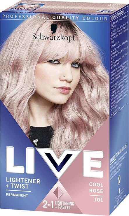 Schwarzkopf Lightener Twist Permanent Number 101 Cool Rose