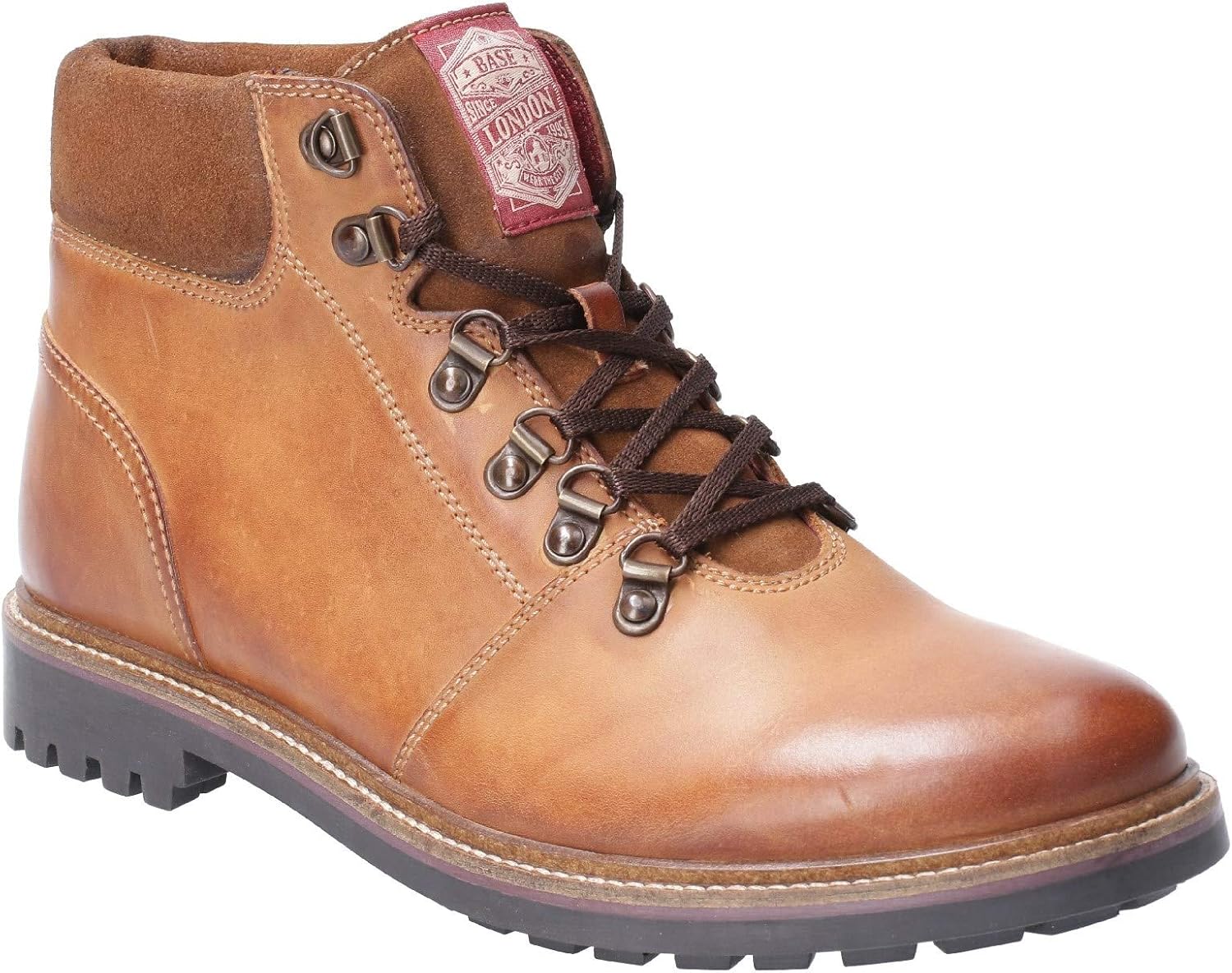 mens tan lace up boots