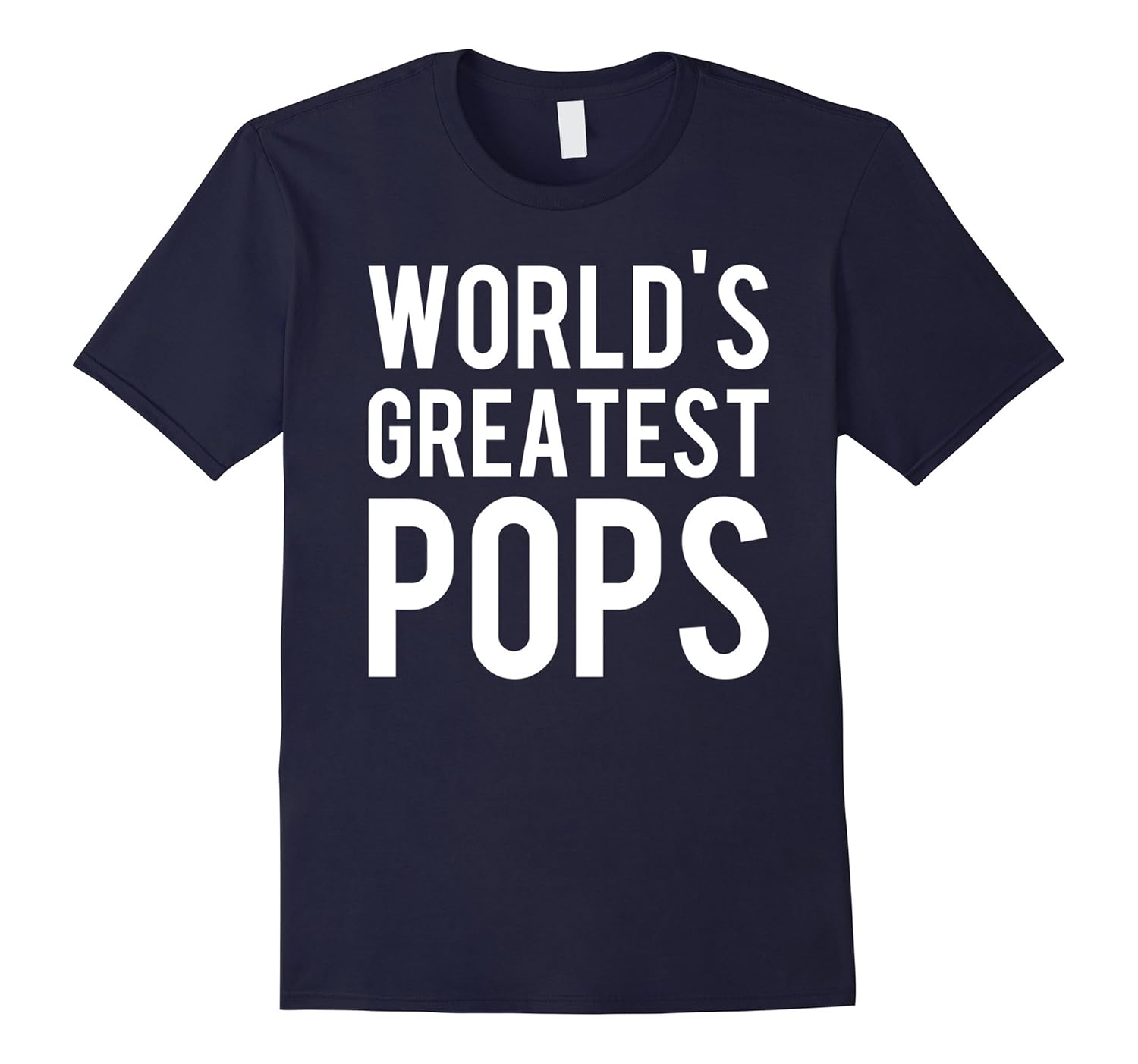 Mens World's Greatest Pops Shirt-Rose