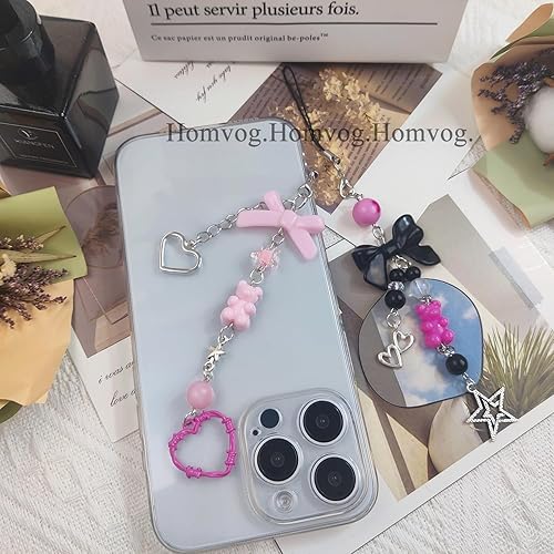 cioatu 1-4PCS Cute Phone Charms Aesthetic Y2K Cell Phone Charms