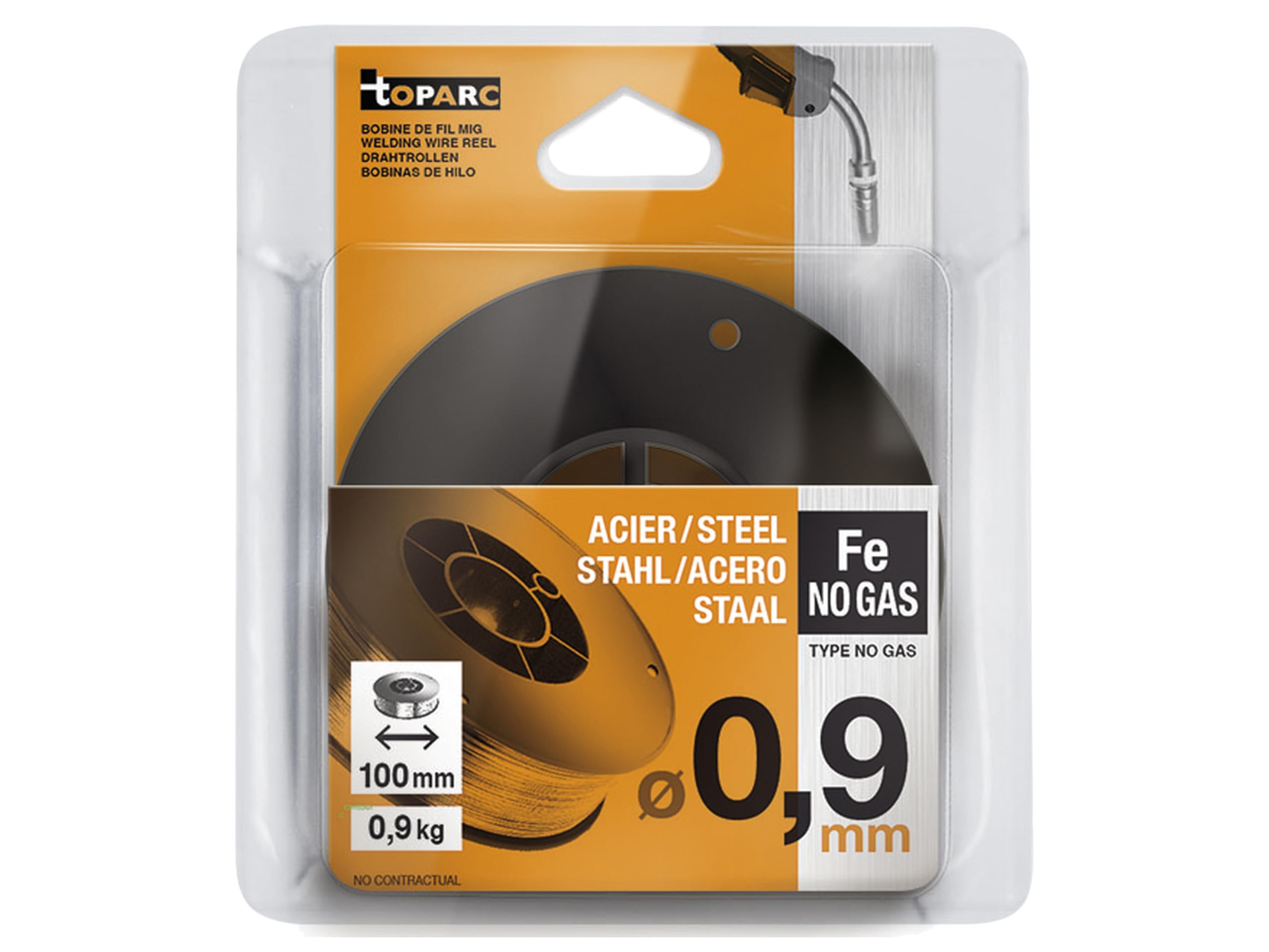 GYS - 086104 - GYS Steel E71T Cored MIG Wire - Ø0.9mm 0.9kg