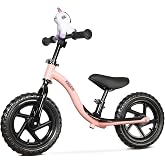 KRIDDO Toddler Balance Bike 2 Year Old, Kids Balance Bike for 2-5 Years Old | 12 Inch Kids Balance Bike for 2-5 Years Old, Adjustable No Pedal Kids Toy Bike, Tool-Free, Gift for 2-3 Girls Boys