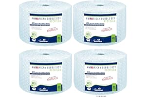 AMERICAN BUBBLE BOY 5/16 Medium Recycled Bubble Wrap - 4 rolls