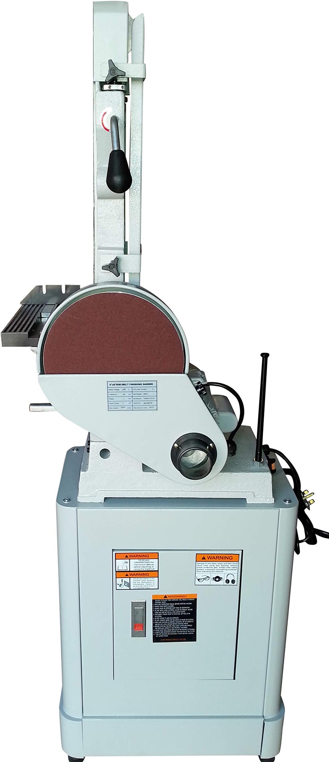AMA690 Belt & Disc Sander 550W Motor - Cast Iron - Includes Stand - 6" x 9"