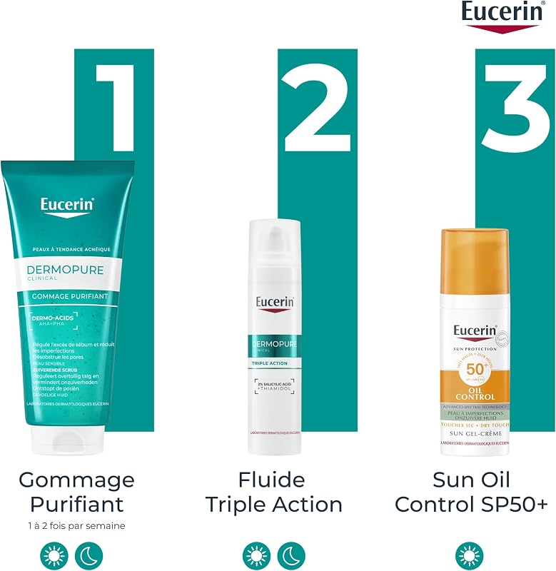 DermoPure Clinical Gommage Purifiant, Soin pour peau grasse, 100 ml