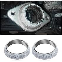 ID 48mm Exhaust Manifold Gasket Prevent Leak Noise Exhaust Donut Gasket Muffler Ring Exhaust Flange Gasket For Car Suv Truck Rv Graphite
