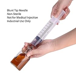 3 Pack 100ml Syringes with 14G 1.0'' Blunt Tip