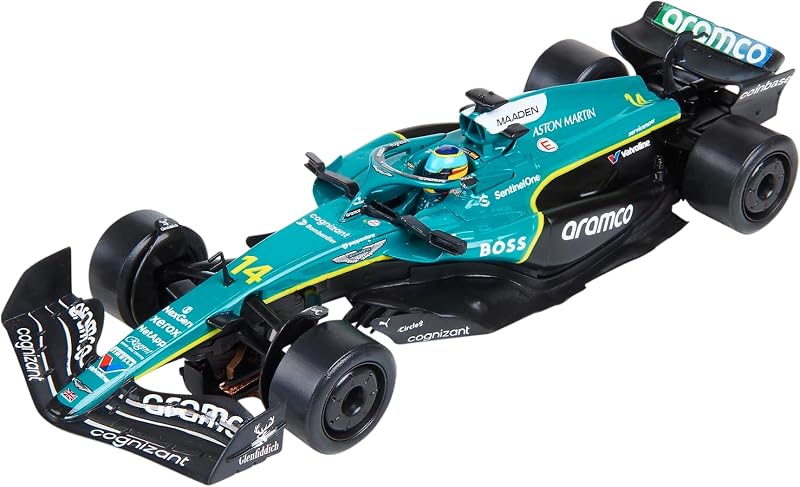 - Vehículo de Carreras Original - Coche Slot - Escala 1:32 (Aston Martin Formula 1 - Alonso '25)