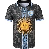 V&Auml;RLDENS Argentina Jersey Men, Argentina Soccer Jersey for Men, Argentina Soccer Shirt, Soccer Jerseys for Football Fans