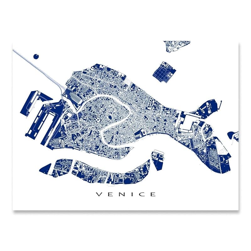 Venice Italy Venezia City Map Print Europe Art #turks #and #caicos #resorts Venice Italy Venezia City Map Print Europe Art