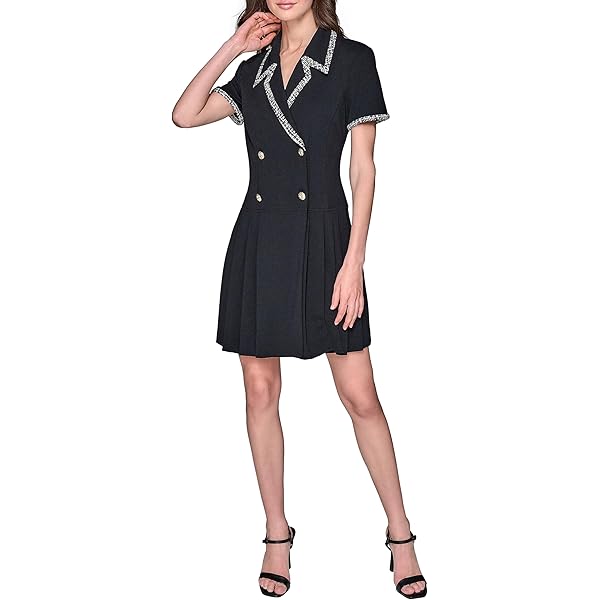 KARL LAGERFELD Paris Womens Dresses Dress,Black,14 at Amazon Women's  Clothing store