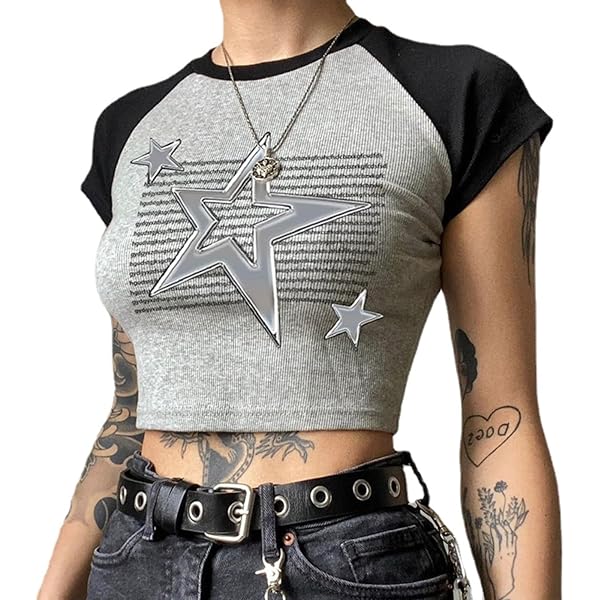 Amazon.com: TYATVS Women's Y2k Tops Trashy Y2k Clothing