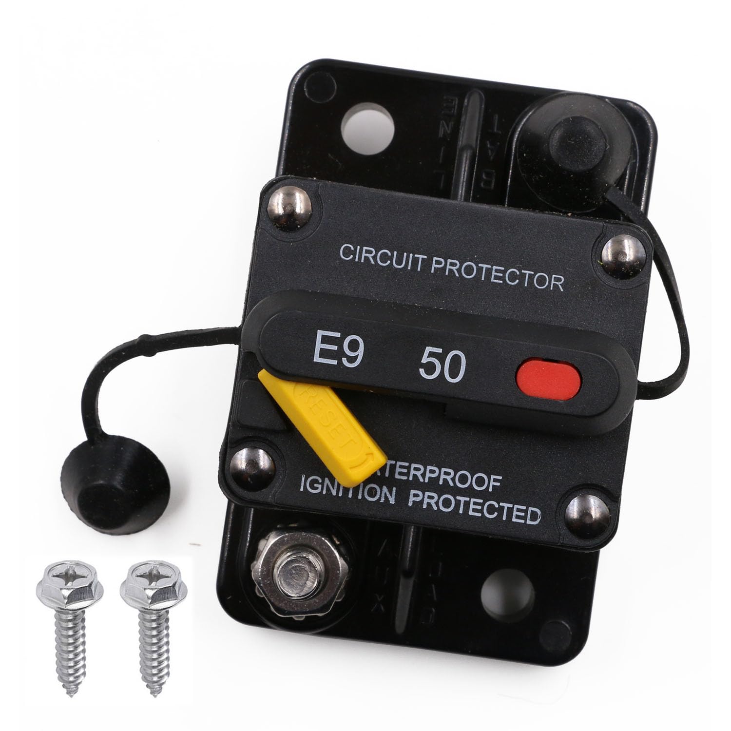T Tocas 50 Amp Circuit Breaker with Recessed Switch