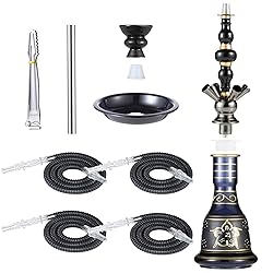 Hookah Set 4 Hose Hookah Shisha Set Complete Hookah