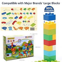 COUOMOXA Marble Run Building Blocks: STEM Ball