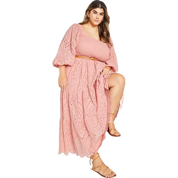 city chic plus size boho dress City Chic Women's Plus Size Maxi Kaylee Dress at Amazon Women's Clothing  store
