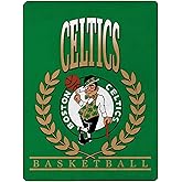 Northwest NBA Boston Celtic Silk Touch Throw Blanket - Official NBA Licensed, Ultra-Soft Fleece - Cozy Game Day Essential for Fans, Unisex Gift, 46" x 60"