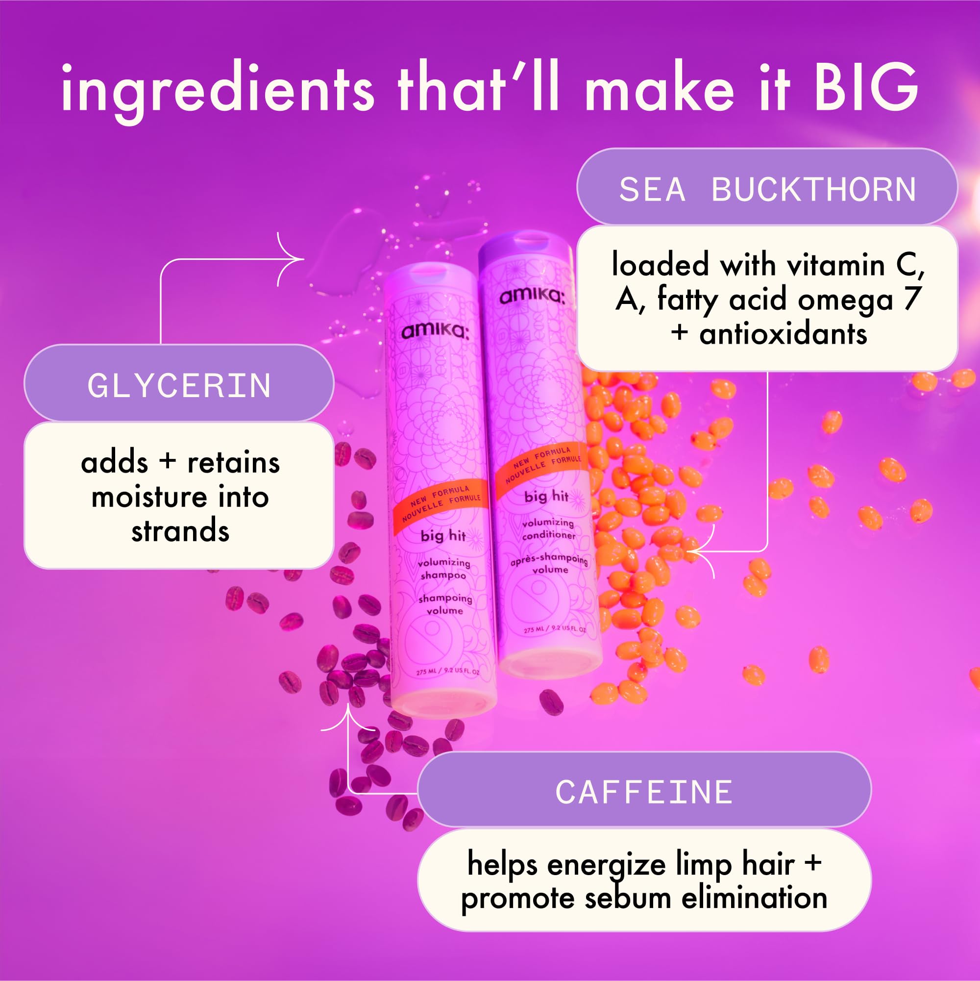 Amika big hit volumizing shampoo