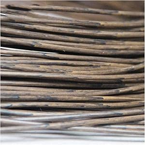 Queenbox 500g(70m) Synthetic Rattan Weaving Material, 3mm Width Solid Round Plastic PE Rattan for Knit Repair DIY Art & Craft Basket Making Chair Table Handmade Storage Furniture